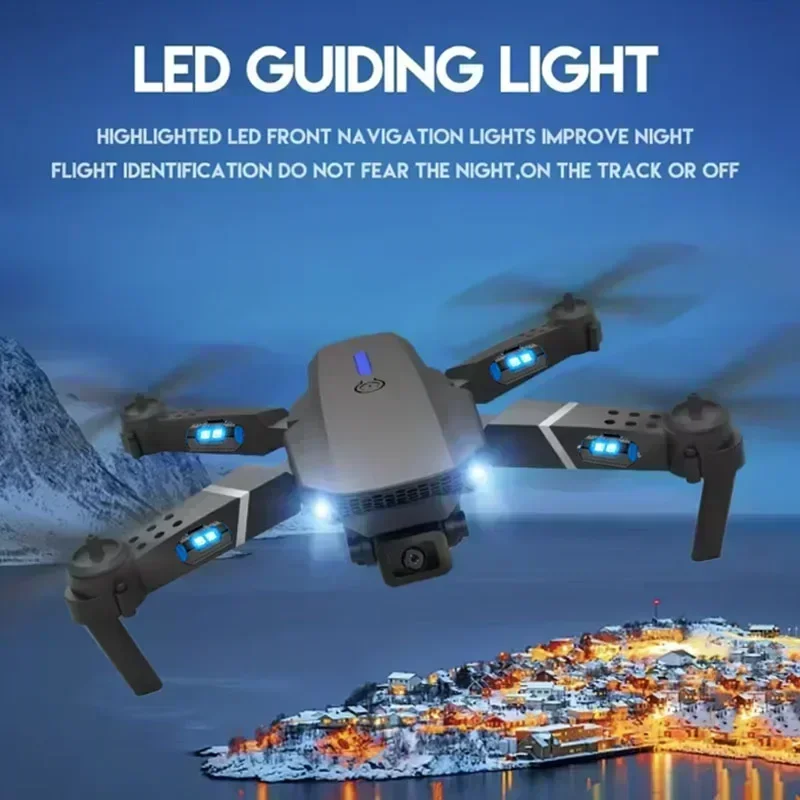 E88 Pro WIFI FPV الطائرة بدون  - مراجعة Drone Camera 4K وسعره