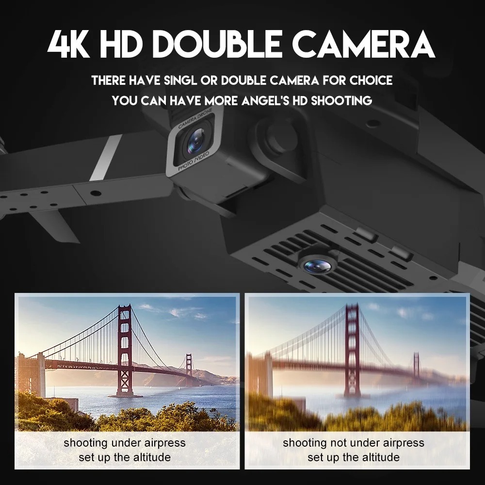 طائرة بدون طيار RC جديدة E88Pr - مراجعة Drone Camera Wide Angle وسعره