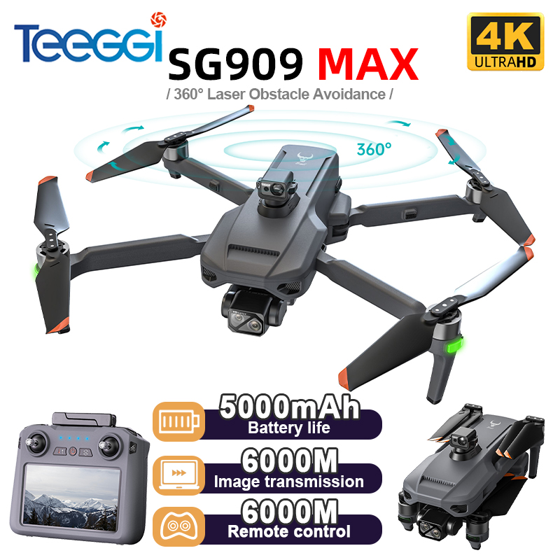 طائرة بدون طيار Teeggi SG909 M - مراجعة Drone Camera 4K وسعره