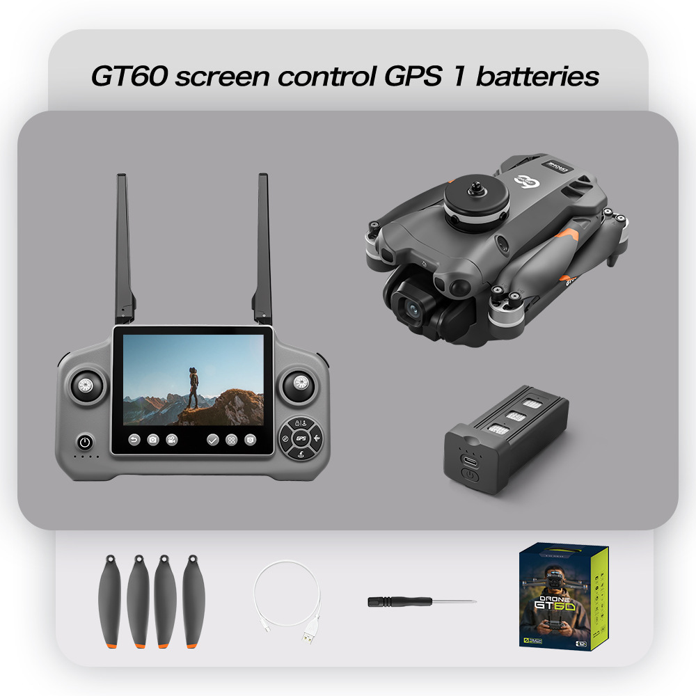 طائرة بدون طيار GT60 جديدة مزو - مراجعة Drone Camera Wide Angle وسعره