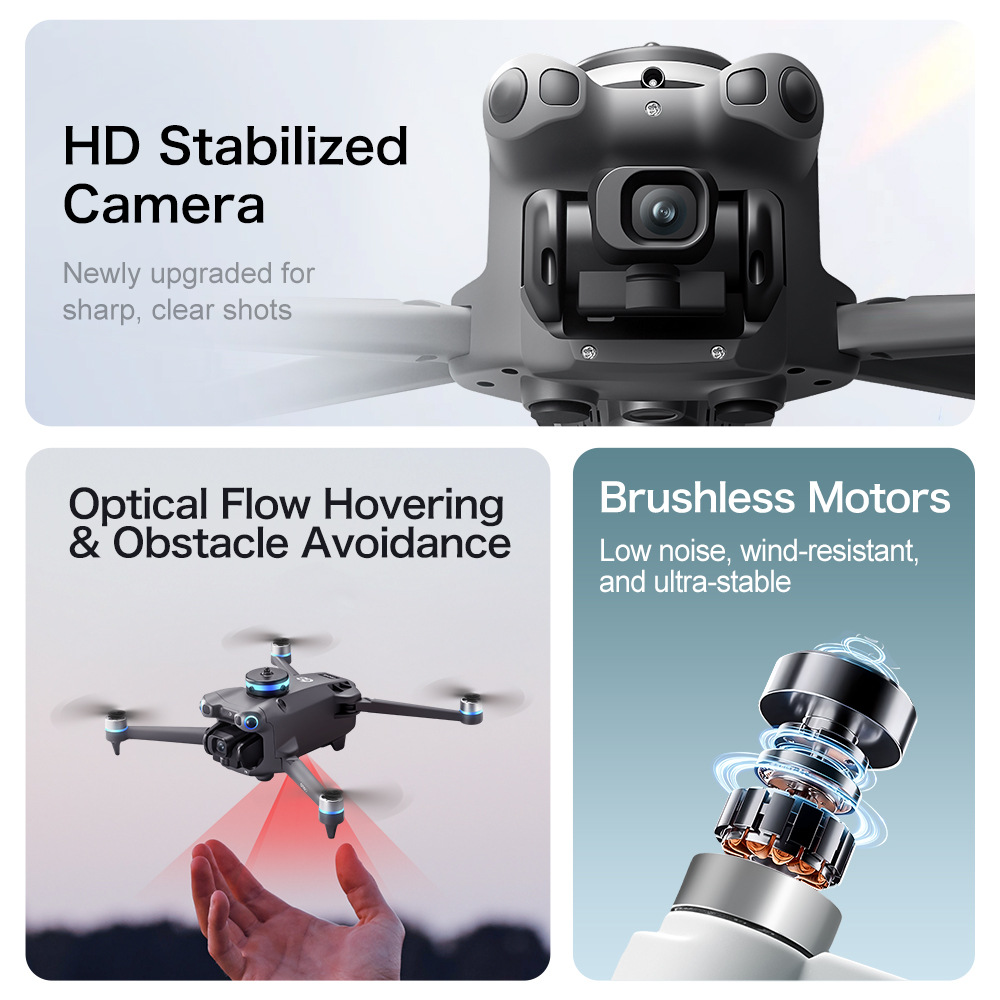 طائرة بدون طيار GT60 جديدة مزو - مراجعة Drone Camera Wide Angle وسعره