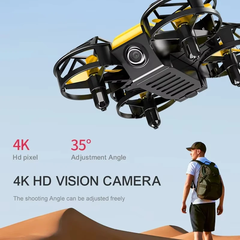 طائرة بدون طيار صغيرة D12 بكام - مراجعة Drone Camera Hd وسعره
