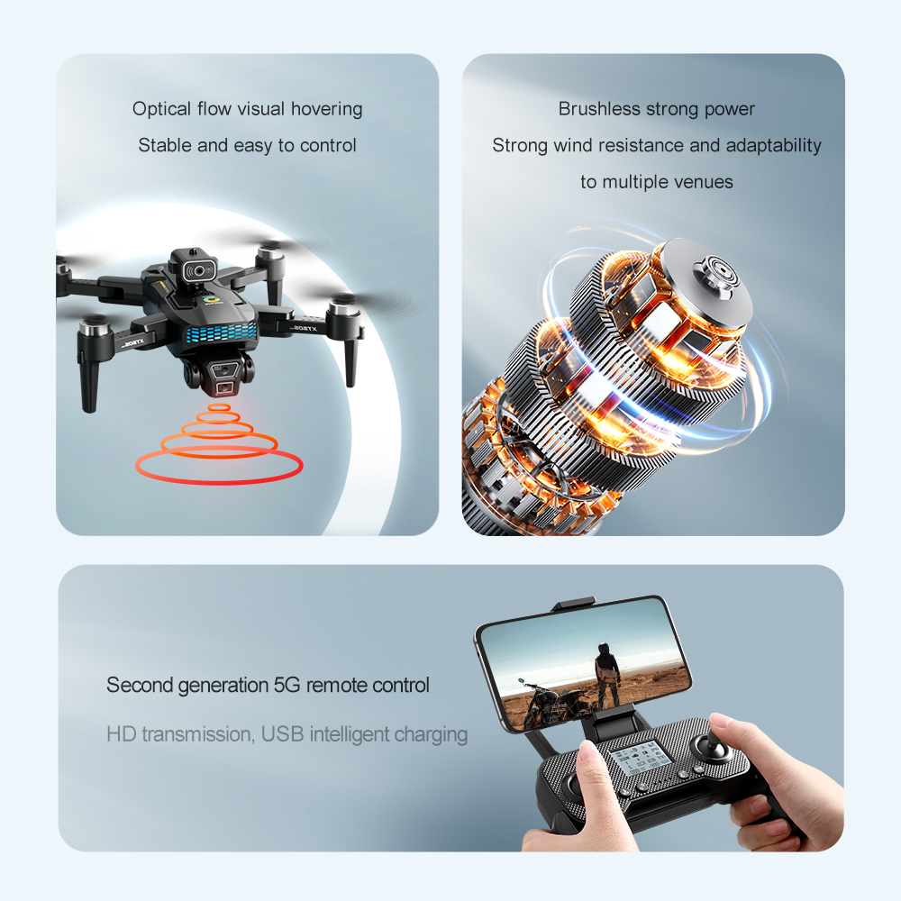 براند+ XT505 8K GPS درون احترا - مراجعة Drone Camera Wide Angle وسعره