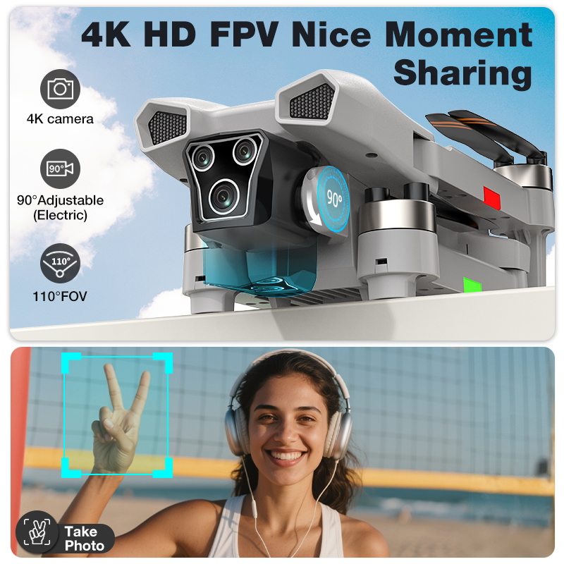 طائرة بدون طيار L017 Pro جديدة - مراجعة Drone Camera Hd وسعره