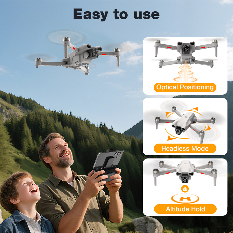 طائرة بدون طيار L017 Pro جديدة - مراجعة Drone Camera Hd وسعره
