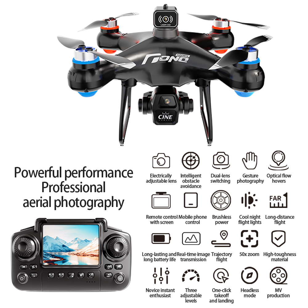 E55 الهواء التحكم في الشاشة ال - مراجعة Drone Camera 4K وسعره
